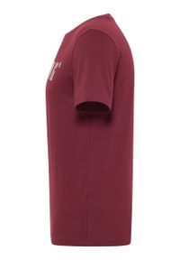 Mustang - MUSTANG STYLE ALEX C LOGO TEE MĘSKI T-SHIRT KOSZULKA NADRUK ZINFANDEL 1013221 7184. Długość rękawa: krótki rękaw. Długość: krótkie. Wzór: nadruk #4