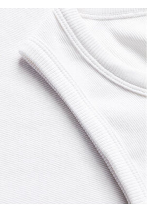 JOOP! Top 30040191 Biały Slim Fit. Kolor: biały. Materiał: bawełna