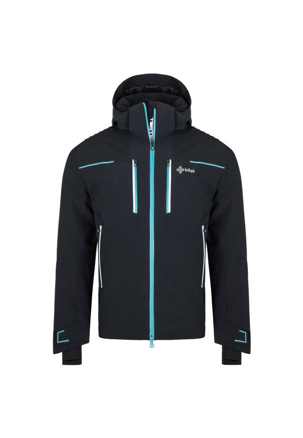 Męska kurtka narciarska Kilpi TEAM JACKET -M. Kolor: czarny. Materiał: nylon. Sport: narciarstwo