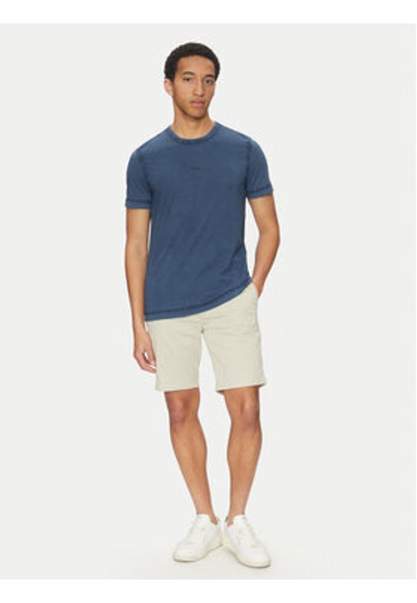 BOSS Szorty materiałowe 50536723 Beżowy Slim Fit. Kolor: beżowy. Materiał: bawełna