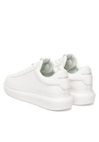 Karl Lagerfeld - KARL LAGERFELD Sneakersy Kapri KL52570 Biały. Kolor: biały. Materiał: skóra