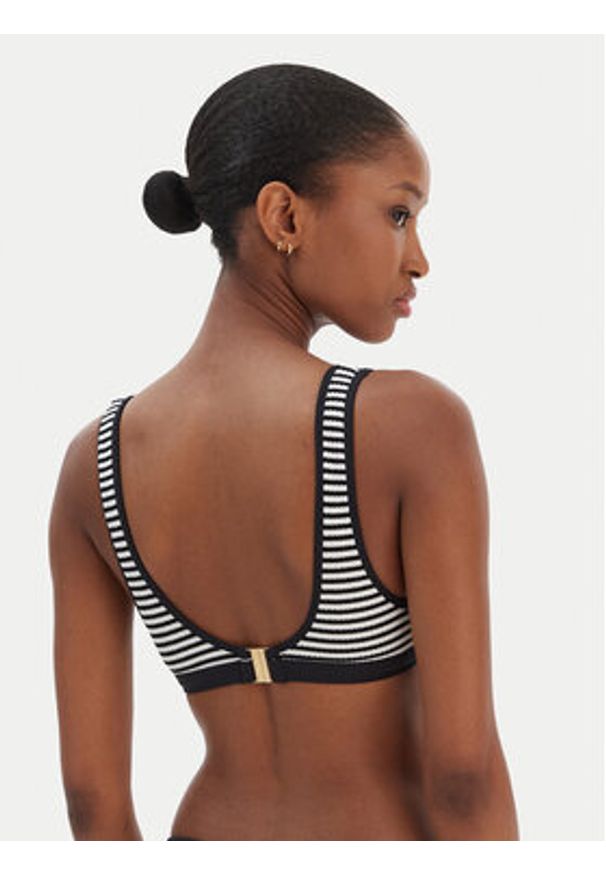 Seafolly Góra od bikini Clubhouse 31549-281 Czarny. Kolor: czarny. Materiał: syntetyk