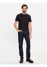 Calvin Klein T-Shirt Smooth Cotton T-Shirt K10K112229 Czarny Regular Fit. Kolor: czarny. Materiał: bawełna