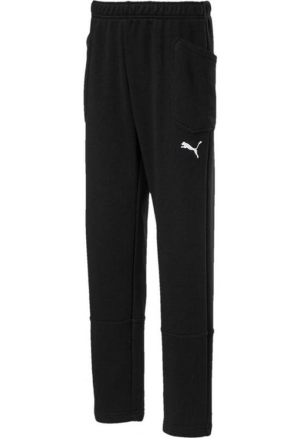 Spodnie dla chłopca Puma Liga Casuals Pants czarne 655635 03. Kolor: czarny, biały, wielokolorowy. Sport: piłka nożna