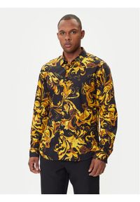 Versace Jeans Couture Koszula 79GAL2S0 NS698 Czarny Regular Fit. Kolor: czarny. Materiał: bawełna