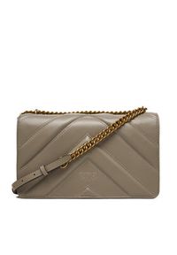 Pinko - PINKO Torebka Love One Classic Light Dc Al 25-26 PLTT 104549 A2OS Szary. Kolor: szary. Materiał: skórzane #2