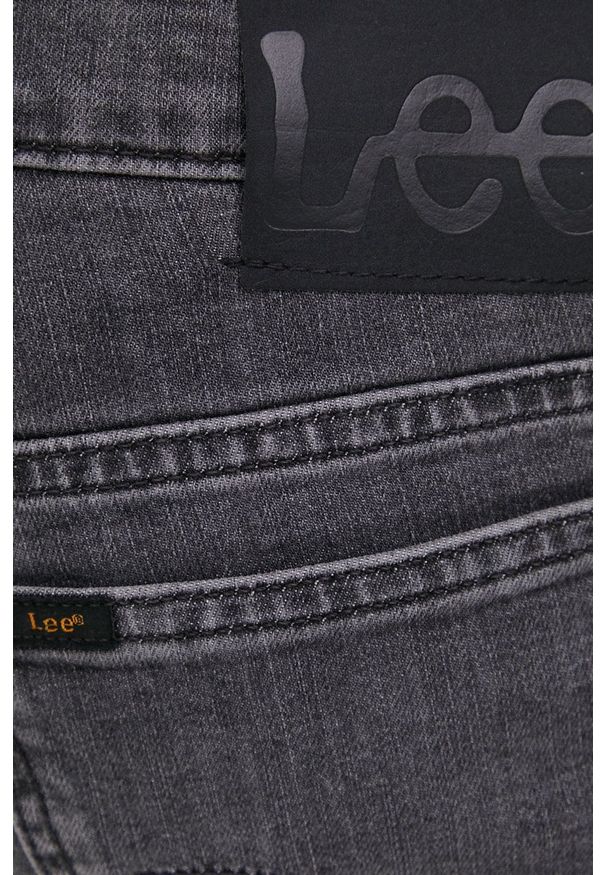 Lee jeansy RIDER MID WORN WALKER męskie. Kolor: szary