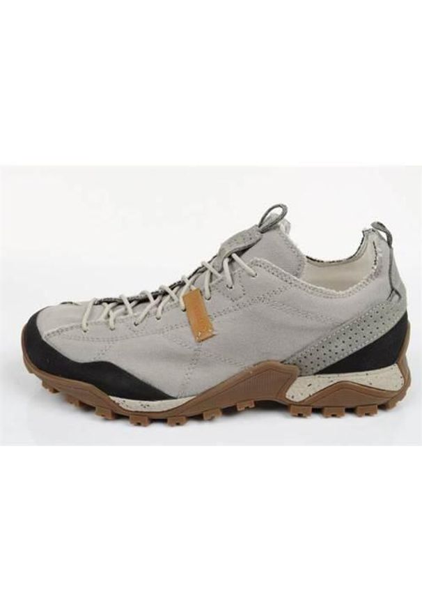 Buty trekkingowe damskie Aku Nativa Canvas. Zapięcie: sznurówki. Kolor: szary. Materiał: materiał, syntetyk, guma, tkanina. Szerokość cholewki: normalna. Styl: sportowy