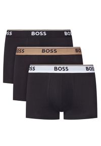 BOSS Komplet 3 par bokserek 50531684 Czarny. Kolor: czarny. Materiał: bawełna