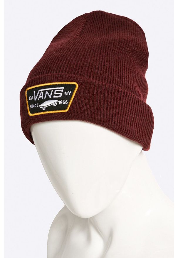Vans - Czapka. Kolor: czerwony