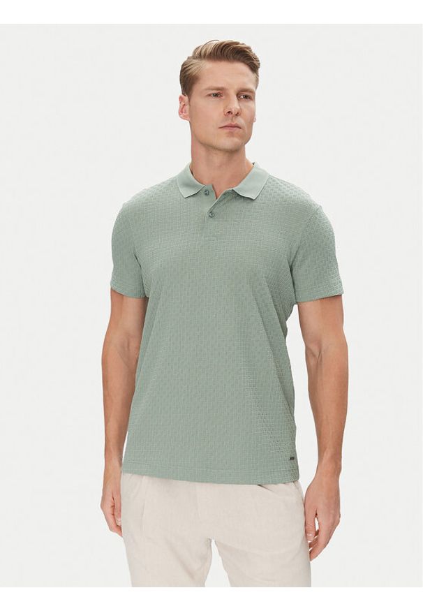 JOOP! Polo 17 JJ-05Bradley 30044673 Zielony Modern Fit. Typ kołnierza: polo. Kolor: zielony. Materiał: bawełna