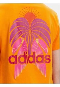 Adidas - adidas T-Shirt FARM Graphic JD6293 Pomarańczowy Regular Fit. Kolor: pomarańczowy. Materiał: bawełna #5