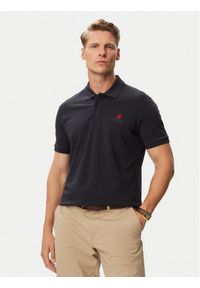 Beverly Hills Polo Club Polo P-SS26M-P42560_Red LogoNVY Granatowy Regular Fit. Typ kołnierza: polo. Kolor: niebieski. Materiał: bawełna #1