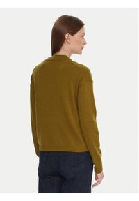 United Colors of Benetton - United Colors Of Benetton Sweter 102HD4032 Zielony Relaxed Fit. Kolor: zielony. Materiał: wiskoza #4