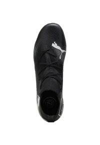 Buty piłkarskie Puma Future 7 Match FG/AG M 107715 02 czarne. Kolor: czarny. Materiał: syntetyk, dzianina. Szerokość cholewki: normalna. Sport: piłka nożna