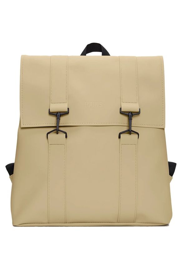 Plecak Rains MSN Bag W3 13300-24 - beżowy. Kolor: beżowy. Materiał: poliester, materiał. Styl: elegancki