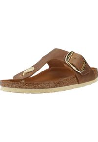 Japonki unisex Birkenstock 1018785. Kolor: brązowy. Materiał: materiał