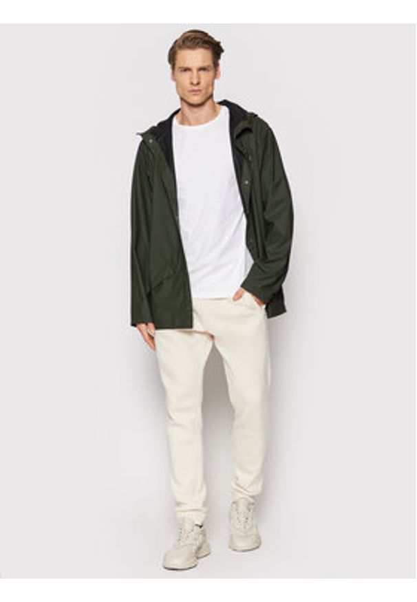 Rains Kurtka przeciwdeszczowa Unisex 12010 Zielony Regular Fit. Kolor: zielony. Materiał: syntetyk