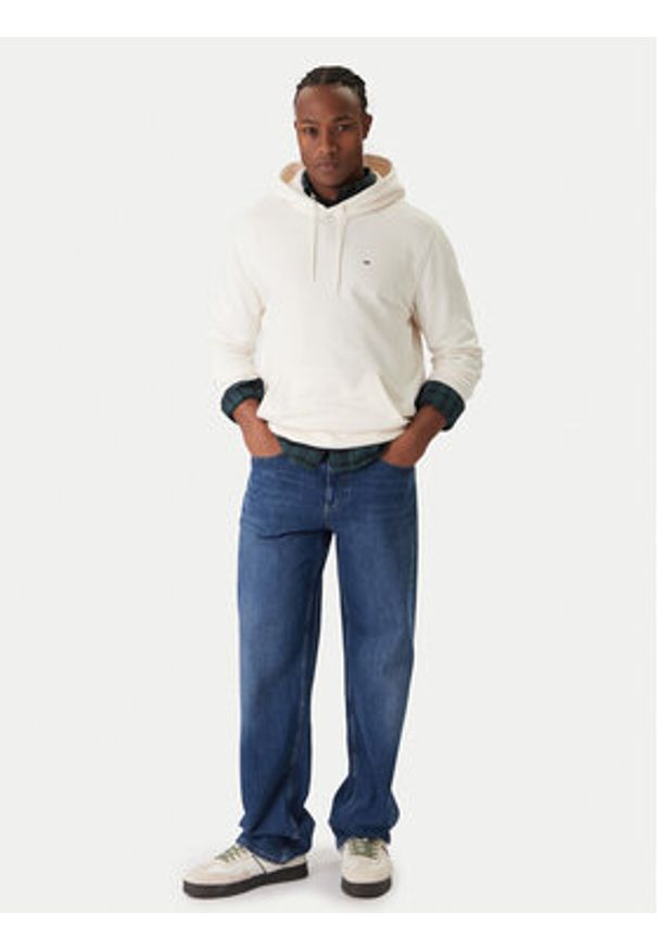 Tommy Jeans Bluza DM0DM20742 Écru Regular Fit. Materiał: bawełna
