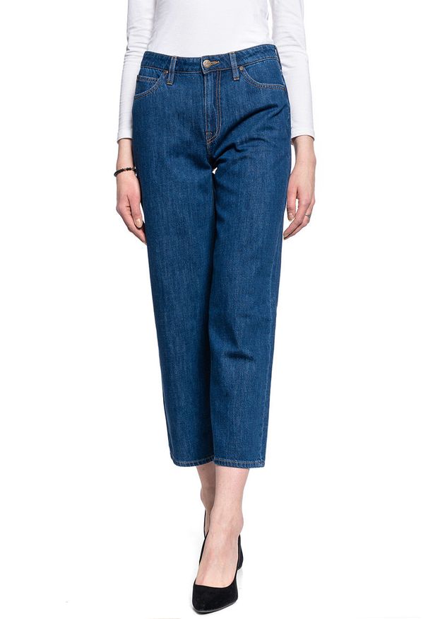Lee - DAMSKIE SPODNIE JEANSOWE LEE Wide Leg RINSE L30SNA36 112106654