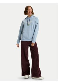 Roxy Bluza Surf Stoked Brushed Art ERJFT05020 Błękitny Regular Fit. Kolor: niebieski. Materiał: syntetyk, bawełna #2