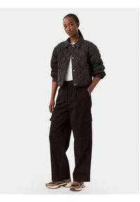 Calvin Klein Jeans Spodnie cargo LV047F623G Brązowy ciemny Relaxed Fit. Kolor: brązowy. Materiał: bawełna #3