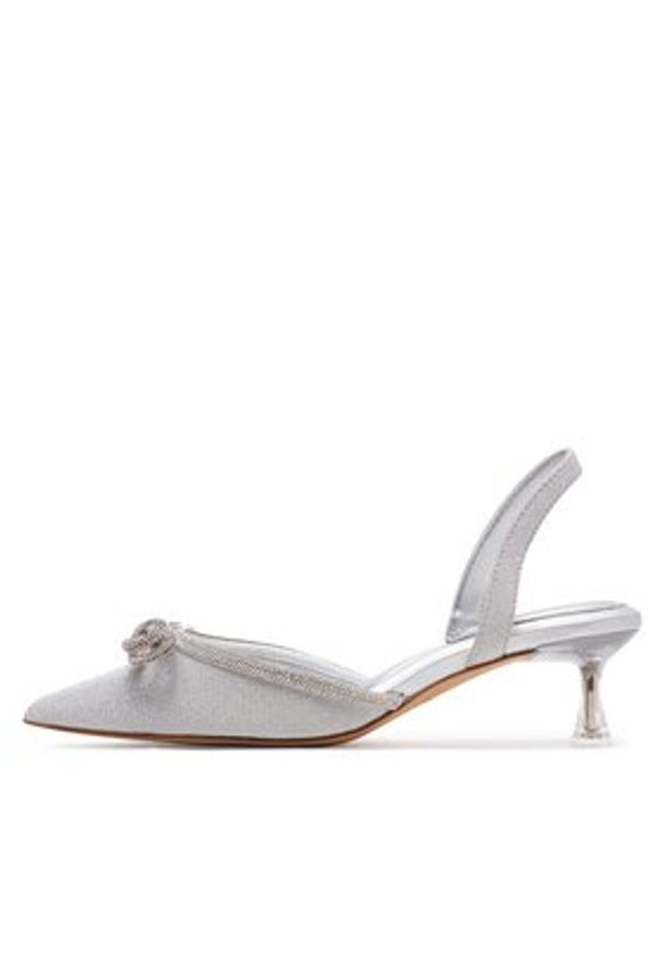 Aldo Sandały Boucletta 13710831 Srebrny. Kolor: srebrny. Materiał: skóra