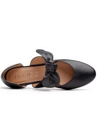 Marco Shoes Czarne baleriny 1531P z czarną kokardką. Kolor: czarny #7