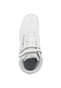 Buty do chodzenia damskie Reebok F S HI. Okazja: na co dzień. Wysokość cholewki: za kostkę. Zapięcie: sznurówki. Kolor: szary, biały, wielokolorowy. Materiał: syntetyk, tkanina, skóra, materiał. Szerokość cholewki: normalna. Sport: turystyka piesza