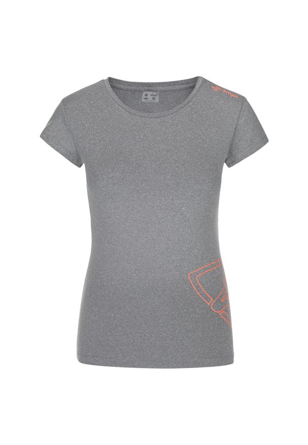 Damska koszulka techniczna Kilpi LISMAIN-W. Kolor: szary. Sport: turystyka piesza