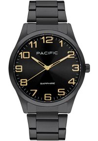 Perfect - Zegarek męski PACIFIC-stalowy-szkło SZAFIR- BMB-1105-04. Kolor: szary #1