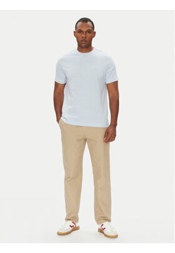 United Colors of Benetton - United Colors Of Benetton T-Shirt 3M4WU1088 Niebieski Relaxed Fit. Kolor: niebieski. Materiał: bawełna