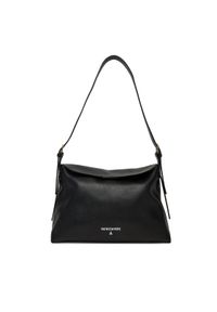 Patrizia Pepe Torebka 8B0257/L148-K103 Czarny. Kolor: czarny. Materiał: skórzane