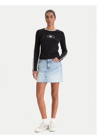 Guess Spódnica jeansowa W6RD1H D6833 Niebieski Regular Fit. Kolor: niebieski. Materiał: jeans #5