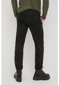 Only & Sons Spodnie męskie kolor czarny dopasowane. Kolor: czarny. Materiał: tkanina, bawełna. Wzór: gładki #3