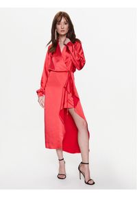 Pinko Sukienka koktajlowa 100295 Z345 Czerwony Regular Fit. Kolor: czerwony. Materiał: syntetyk. Styl: wizytowy