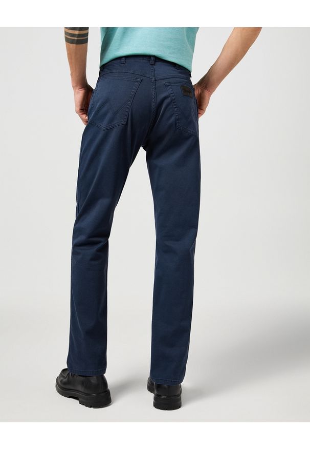Wrangler - MESKIE SPODNIE WRANGLER TEXAS SLIM DARK NAVY 112362470