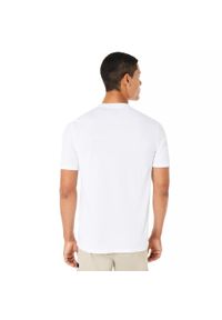Koszulka turystyczna t-Shirt męski Oakley Bark New. Kolor: biały