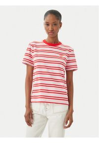 TOMMY HILFIGER - Tommy Hilfiger T-Shirt WW0WW48699 Różowy jasny Regular Fit. Kolor: różowy. Materiał: bawełna #1