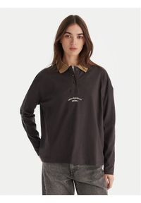 Quiksilver Polo Mercury Standard EQWKT03203 Szary Regular Fit. Typ kołnierza: polo. Kolor: szary. Materiał: bawełna #1