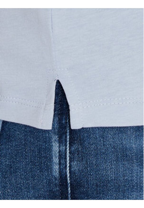 Guess T-Shirt Icon W4YI32 I3Z14 Niebieski Regular Fit. Kolor: niebieski. Materiał: bawełna