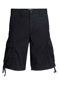 Jack & Jones Szorty materiałowe Cole Frank 12291369 Czarny Regular Fit. Kolor: czarny. Materiał: bawełna #7