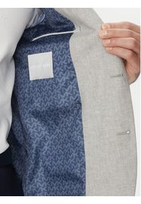 Michael Kors Marynarka MK0SB01083 Szary Regular Fit. Kolor: szary. Materiał: syntetyk #7