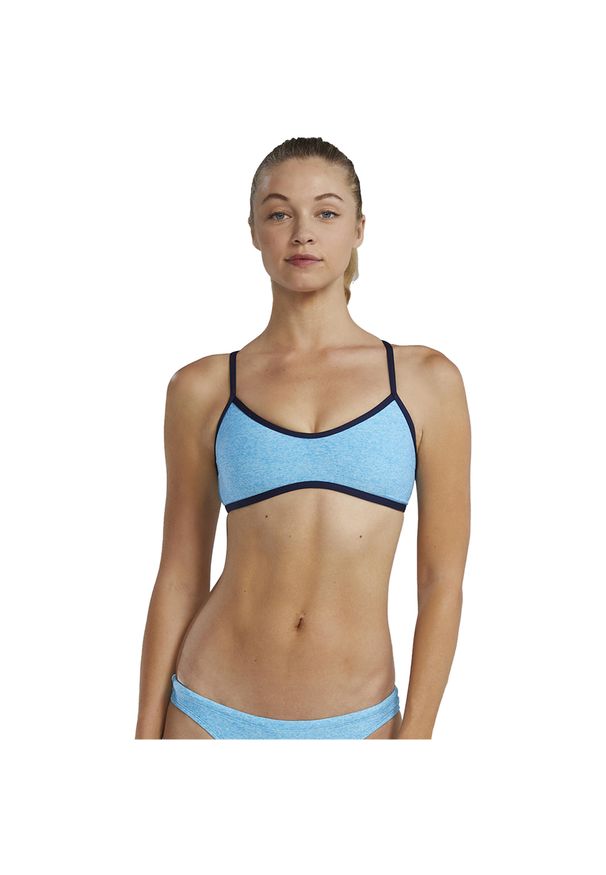 Góra bikini damskie TYR Trinity Top - Lapped. Kolor: niebieski