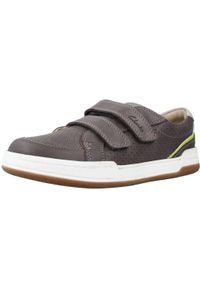 Clarks - Buty CLARKS FAWN SOLO K Szary. Kolor: szary. Materiał: skóra. Sport: turystyka piesza
