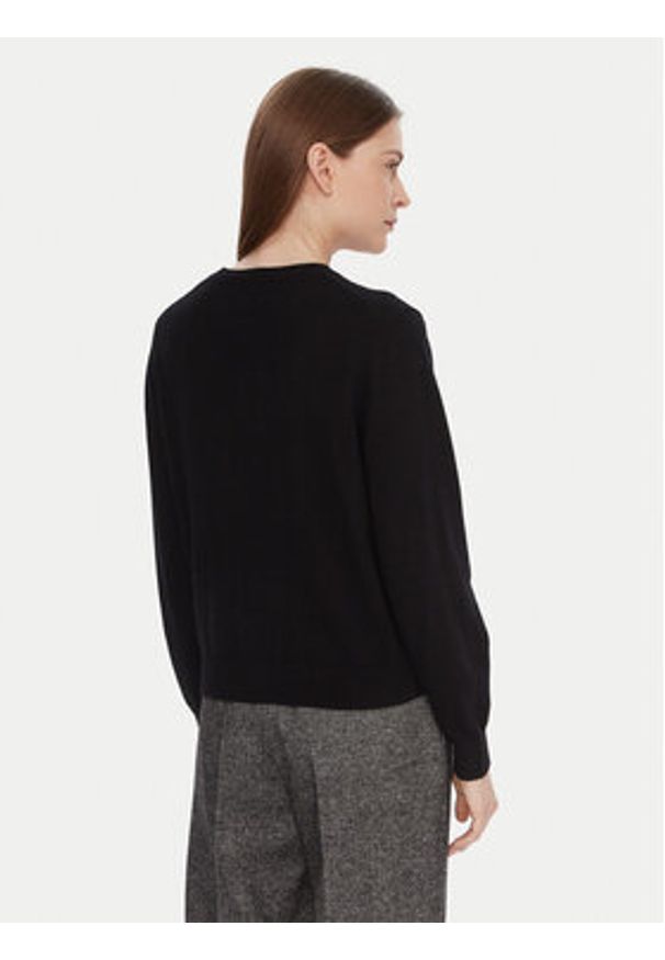 United Colors of Benetton - United Colors Of Benetton Sweter 1002D10BG Czarny Relaxed Fit. Kolor: czarny. Materiał: wełna