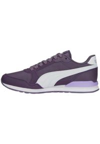 Buty Puma St Runner v3 Nl W 384857 17 fioletowe. Okazja: na co dzień. Zapięcie: sznurówki. Kolor: fioletowy. Materiał: zamsz, syntetyk, nylon #6
