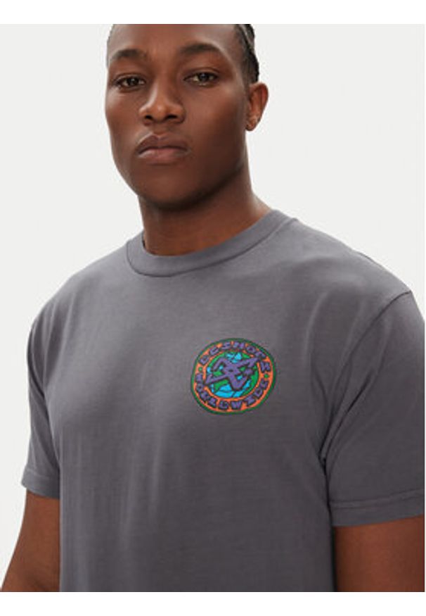 DC Shoes T-Shirt ADYZT05458 Szary Heritage Fit. Kolor: szary. Materiał: bawełna