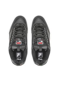 Fila Sneakersy Disruptor Teens FFT0029.80010 Czarny. Kolor: czarny. Materiał: skóra