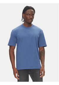 Hugo - HUGO T-Shirt Dapolino 50488330 Niebieski Relaxed Fit. Kolor: niebieski. Materiał: bawełna